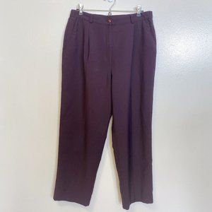🌿 Vintage | Purple Cropped Pants